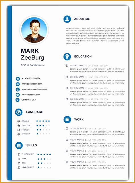 The best resume format for you depends on your experience and skills. 7 Cv Templates Docx | Free Samples , Examples & Format Resume / Curruculum Vitae