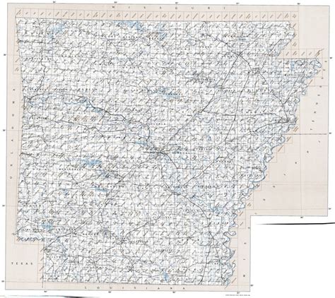 Arkansas Topographic Index Maps Ar State Usgs Topo Quads 24k 100k 250k