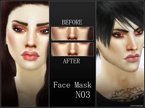 Pralinesims Face Mask N03 Sims 4 Cc Skin Face Mask Sims 4