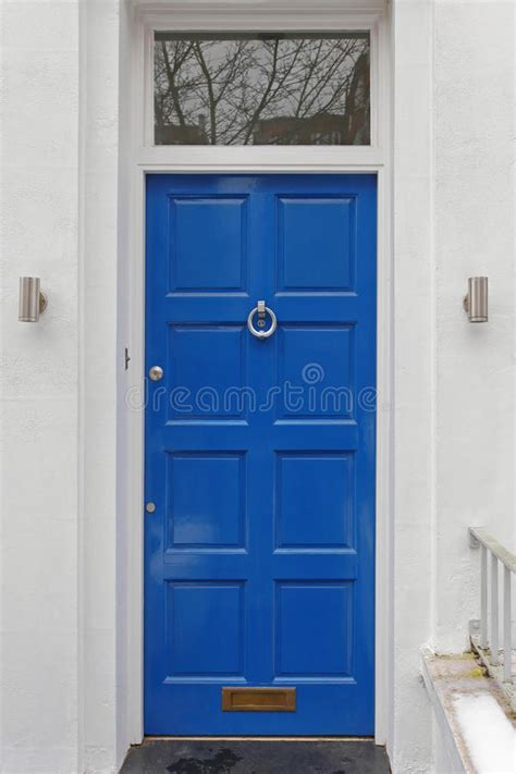 Blue Door Stock Photo Image Of London Entrance United 77210550