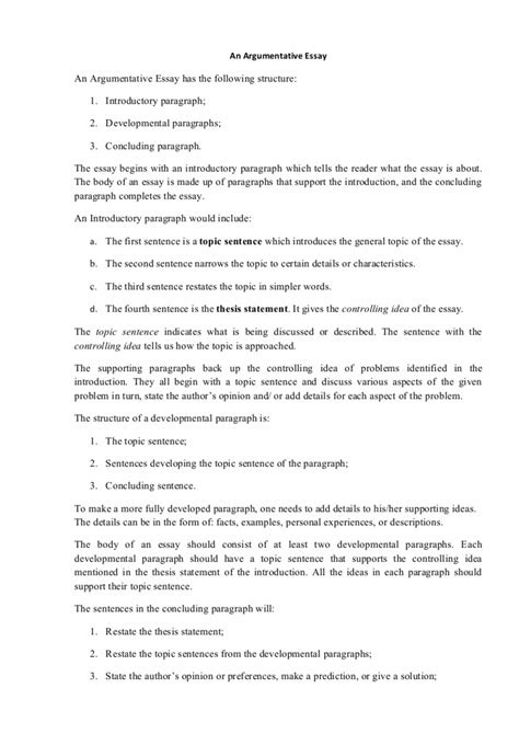 Insead sample essays set 1. 014 Argumentative Essay Structure Format Persuasive Topics ...