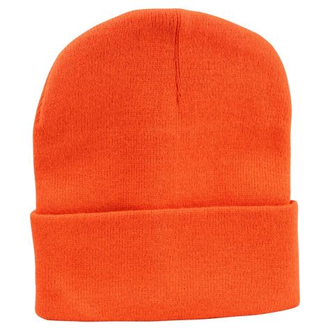 Also set sale alerts and shop exclusive offers only on shopstyle. Blank Hat Knit Beanie Cap in Orange | Knit beanie, Beanie ...