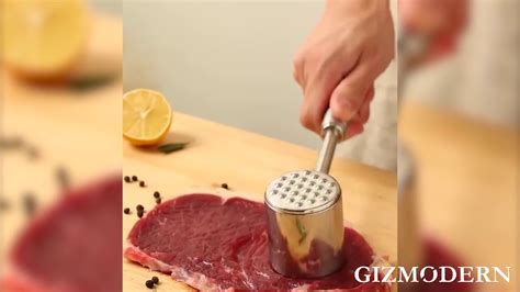Stainless Steel Meat Tenderizer For Tenderizing Steak Chicken And Lamb