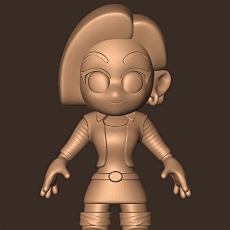 Maybe you would like to learn more about one of these? C-18 chibi Dragon Ball Z 3D model 3D printable STL
