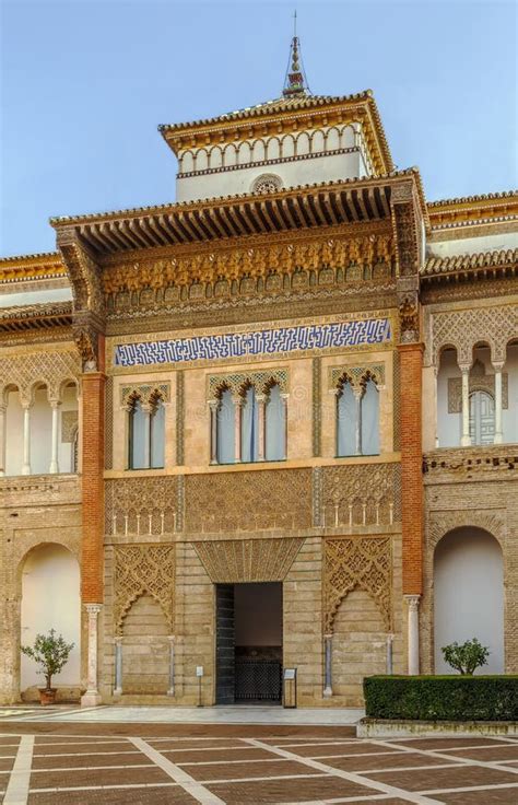 Mudejar Palace In Alcazar Of Seville Spain Stock Image Image Of