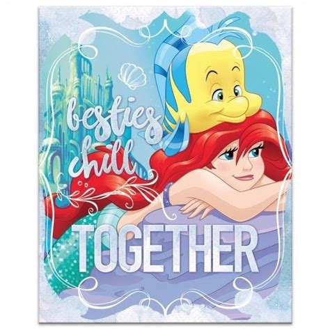 Ariel And Flounder Best Friends The Little Mermaid Disney Princess
