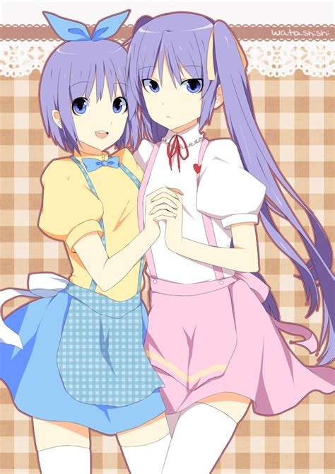 Hiiragi Kagami And Hiiragi Tsukasa Lucky Star And 1 More Drawn By