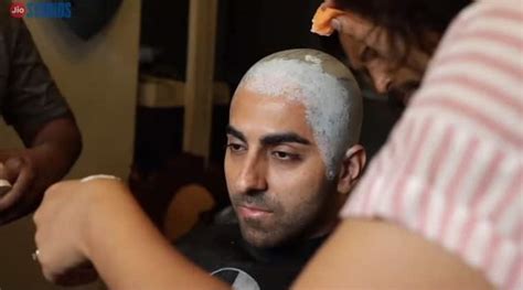 Video See Ayushmann Khurrana Go Bald For Bala Bollywood News The
