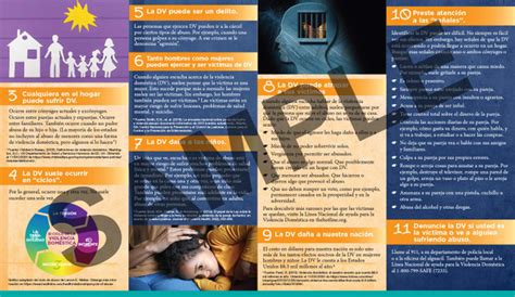 Brochure 12 Things To Know And Learn About Domestic Violence Sp