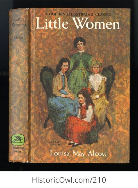 Vintage Book Little Women A Golden Illustrated Classic Abridged Edition
