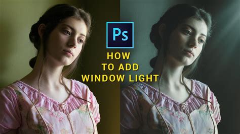 Photoshop Cc Tutorial How To Add Window Light In Photoshop Cc Youtube