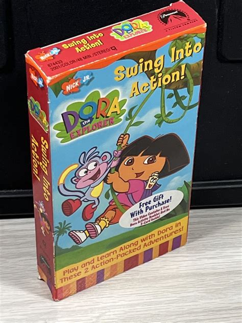 Dora The Explorer Swing Into Action Vhs 2001 97368744332 Ebay