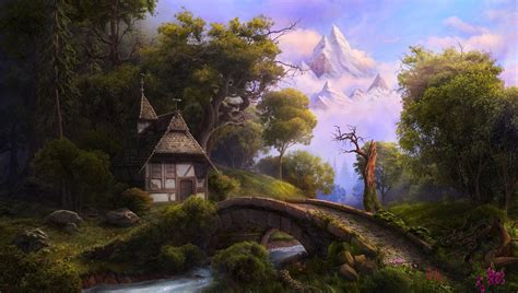 Fairytale Landscape By Reinmar84 On Deviantart Fantasy Landscape