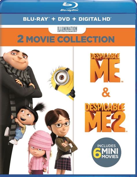 Best Buy Despicable Me 2 Movie Collection Blu Raydvd 4 Discs