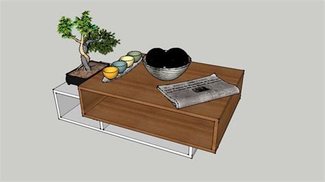 Coffee Table Coffee Table 3d Coffee Table Sketchup Model