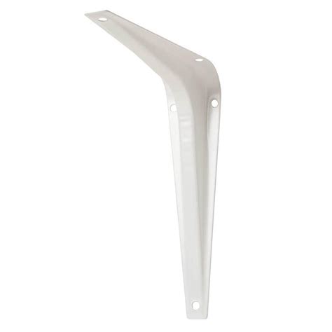 Everbilt 6 In X 8 In White Shelf Bracket 15418 The Home Depot