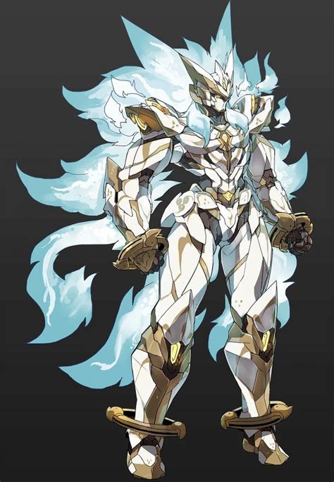 Wolf Armor Fantasy Character Design Anime Anime Art