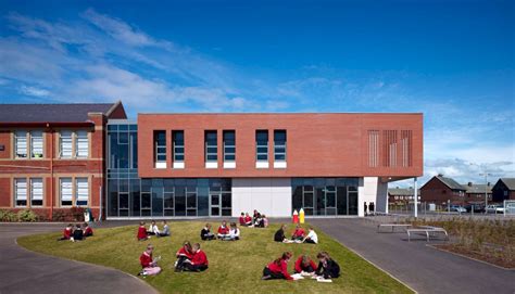 Heathfield Primary School Contemporary School Building With Red Brick