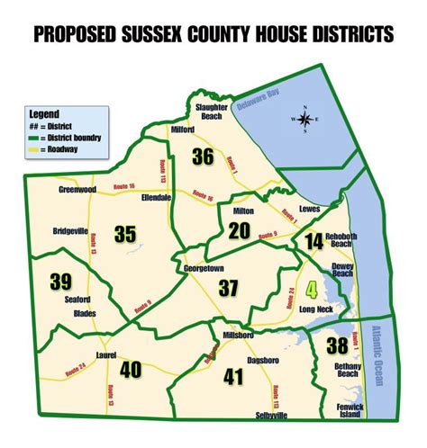 Sussex Gets New House District Under Proposal Cape Gazette