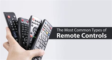 The Most Common Types Of Remote Control Infrared Remotes Wifi Remote