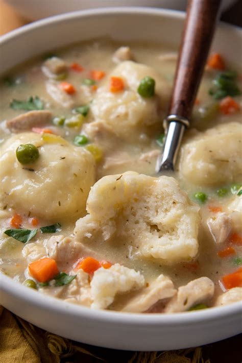 Creamy Chicken And Dumpling Soup Easy Homemade Recipe Hey Review Food