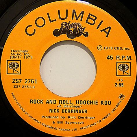 Rick Derringer Rock And Roll Hoochie Koo 1973 Vinyl Discogs