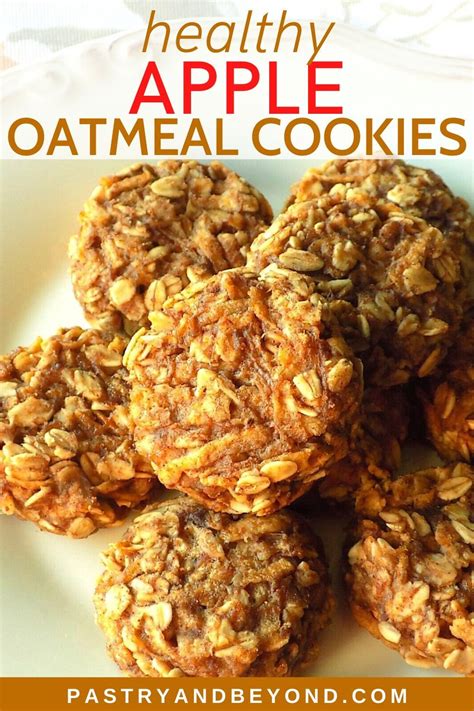 In a small bowl, whisk together the flour, baking soda, and salt. Healthy Apple Oatmeal Cookies-These healthy apple oatmeal ...