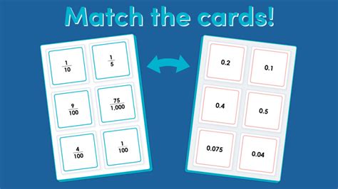 Year 5 Decimals As Fractions Matching Game Classroom Secrets Kids