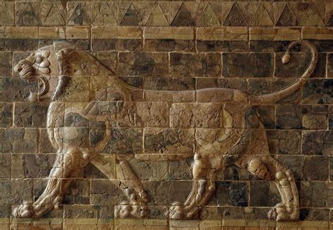 The Processional Way Of Babylon Erigee Under The Rule Of Nebuchadnezzar