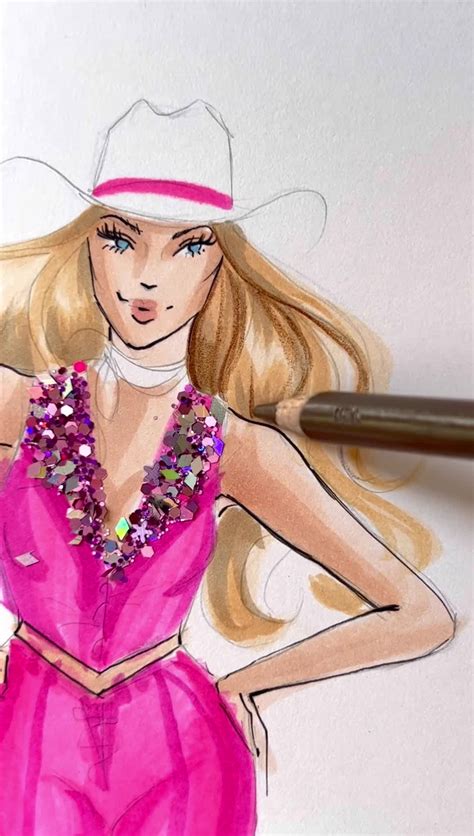 Howdy 🥰💓 Barbie Holly Nichols Illustration