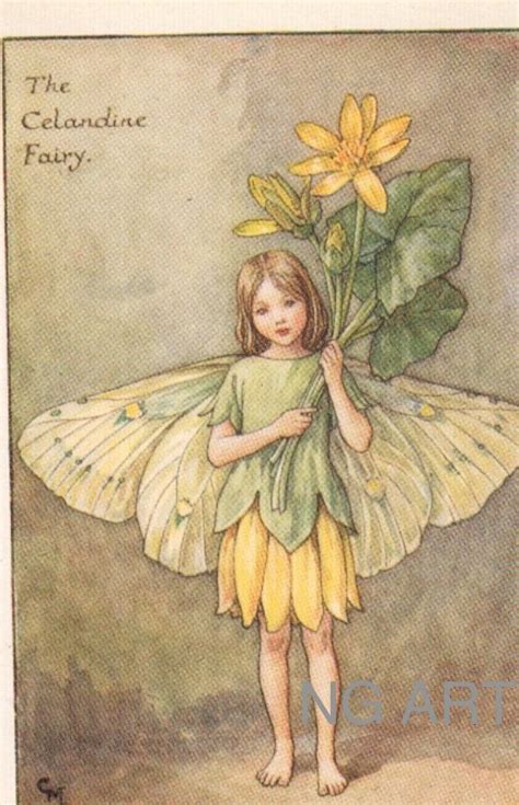 Antique Childrens Print Fairy Print 1920s Kids Print Barker Fairies