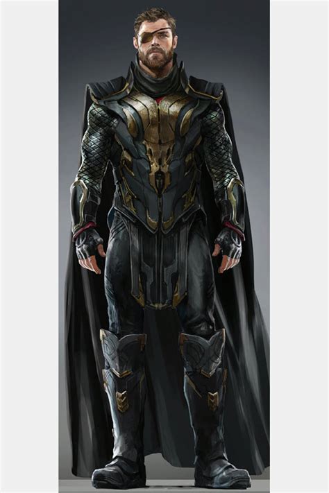 Thor In Early Avengers Infinity War Concept Art By Wesley Burt Thor