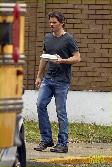 James Marsden Sports Facial Hair And Tattoos For D Train Filming