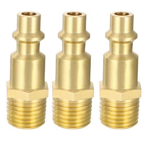 Quick Coupler Air Quick Connect Fitting 14 Npt Male Thread Plug