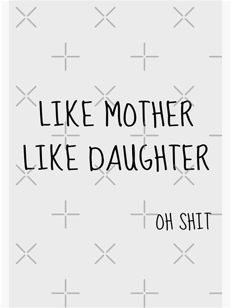 Like Mother Like Daughter Funny Mothers Funny Mothers Day Card Funny Birthday Card For Mum