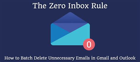 The Zero Inbox Rule How To Batch Delete Unnecessary Emails In Gmail