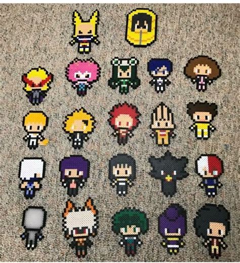 Anime Perler Bead Patterns Beading A Large Project Generated From Recent Studio Photos