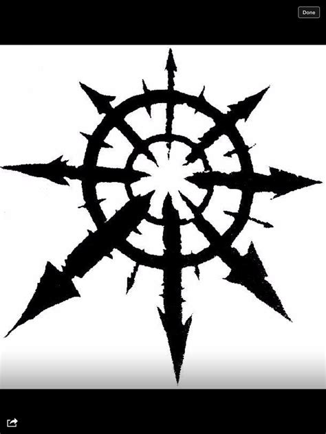 Chaos Symbol Chaos Tattoo Star Tattoos Warhammer Fantasy