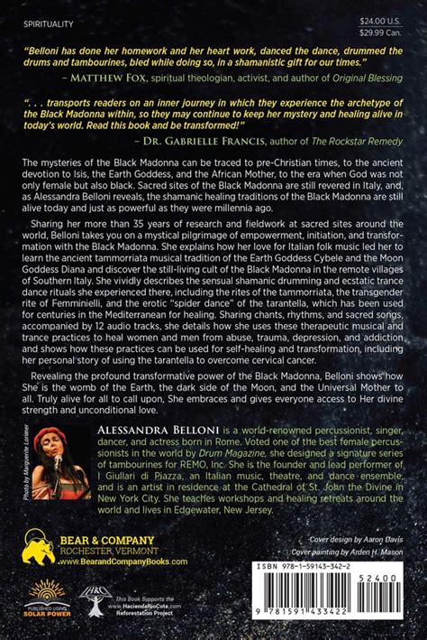Healing Journeys With The Black Madonna Book By Alessandra Belloni