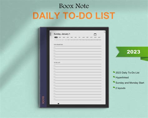 Boox Notes Templates