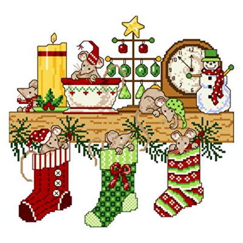 Dmc as listed uses full let's sweeten the holidays words counted cross stitch pattern by ursula michael to download and print online. Mantel Mischief Cross Stitch Pattern ornaments