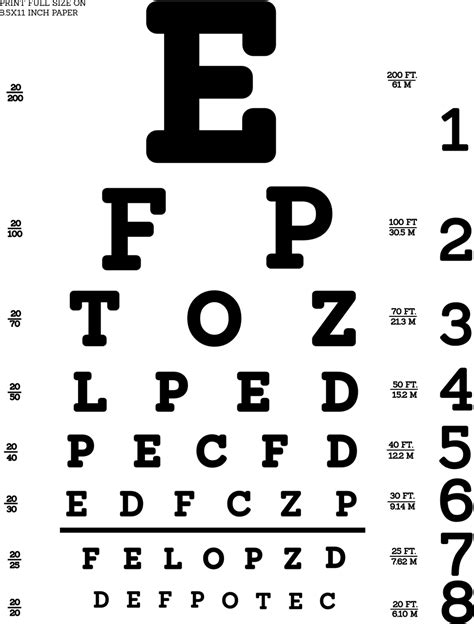 Pin On Printable Chart Or Table 10 Best Free Printable Preschool Eye