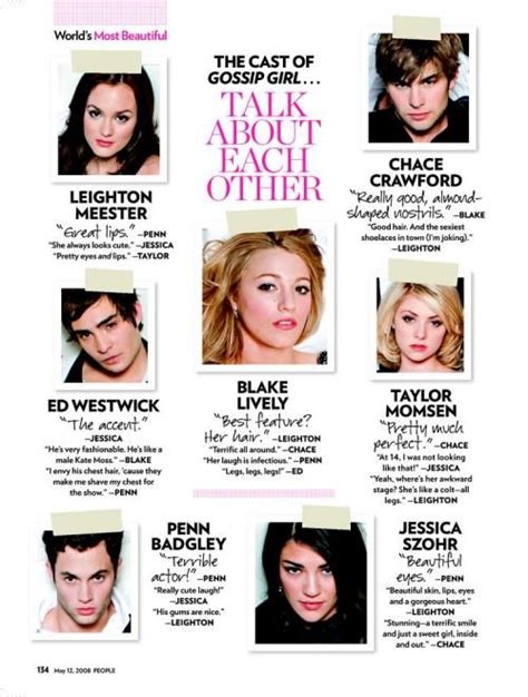 The Young Cast Of Gossip Girl Talk About Each Other Gossip