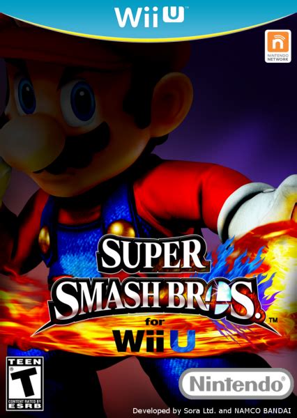 Super Smash Bros For Wii U Wii U Box Art Cover By Masterpikachu6