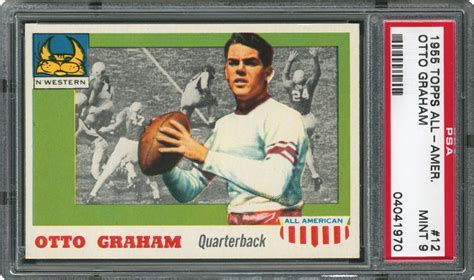 1955 Topps All American Otto Graham Psa Cardfacts®