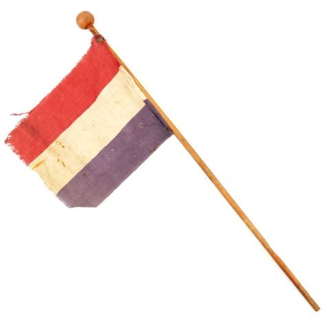 holland dutch militaria ww2 period dutch flag on pole