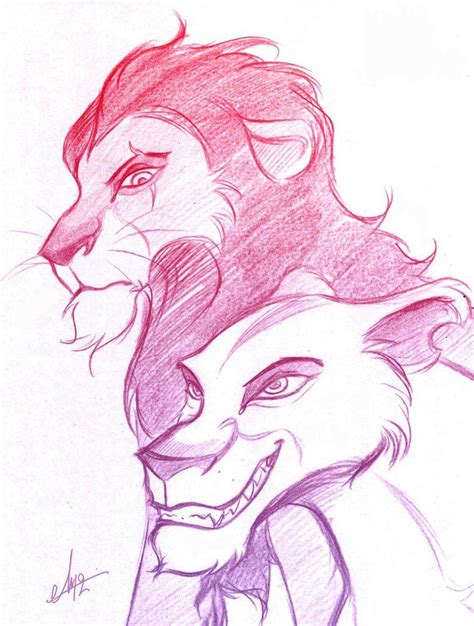 Scar And Zira Sketch Disney Inspiration Images And Quotes