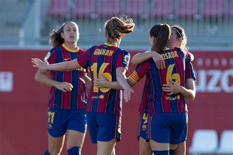 Barcelona Femeni Crowned League Champions Barca Blaugranes