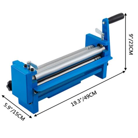 Vevor Slip Roll Rolling Machine 320mm Manual Solid Metal Sheet Roller