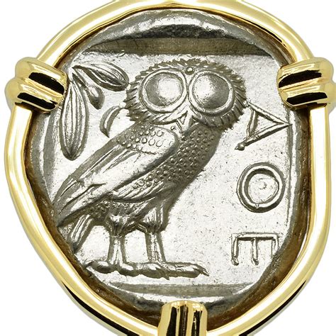 Store Owl Of Athens Gold Drachm Ancient Greek Tribute Coi